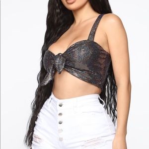 Fashion Nova Sequin Top NEW